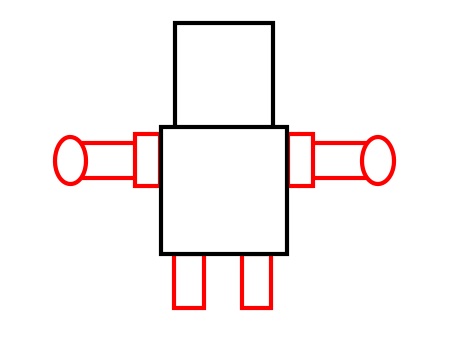 450x349 Drawing A Cartoon Robot