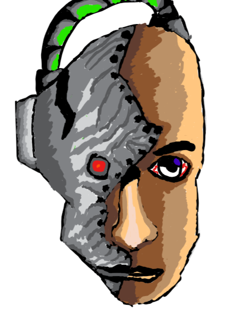 483x607 The Robot Face