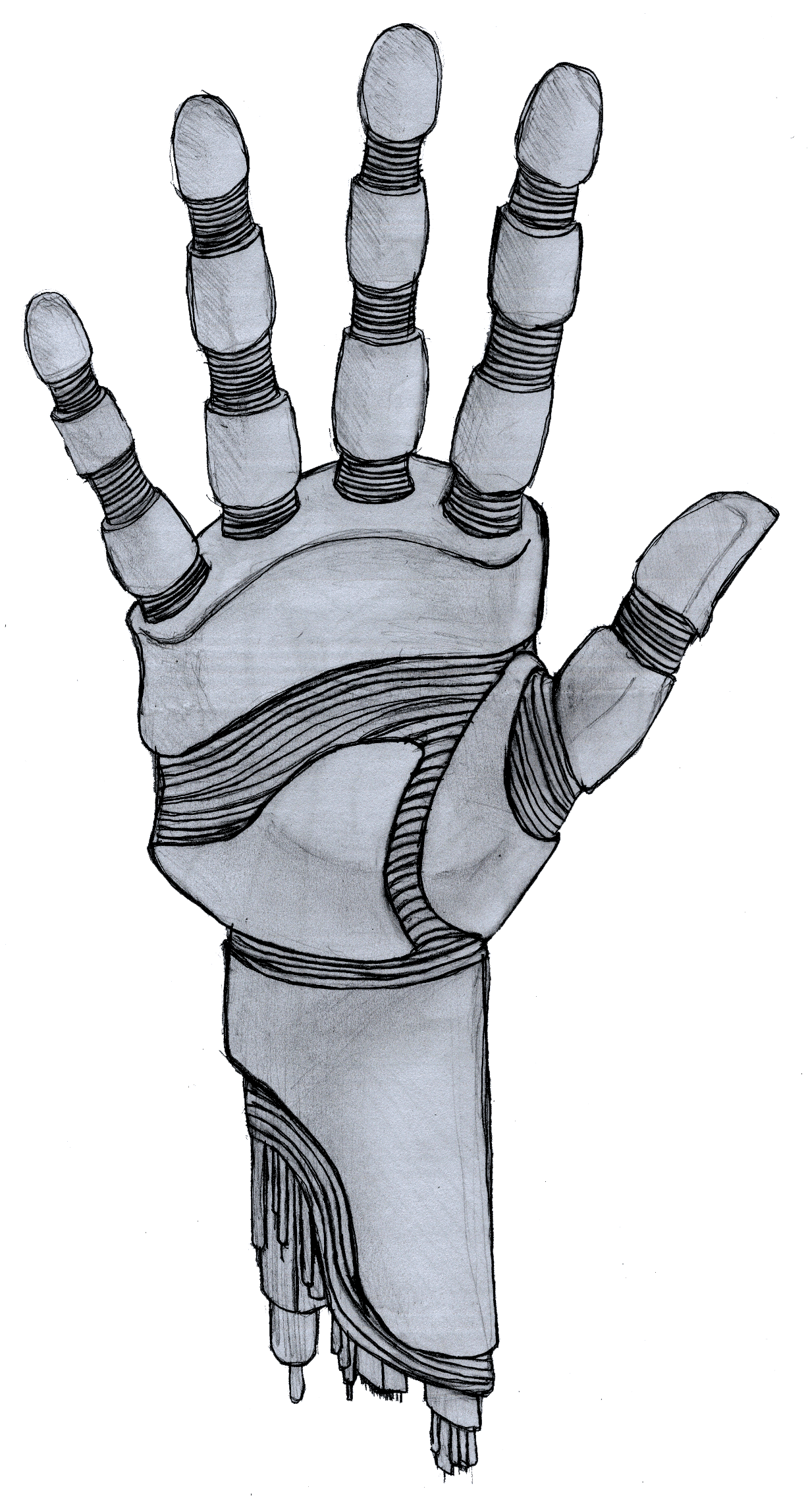 Robot Hand Drawing | Free download on ClipArtMag
