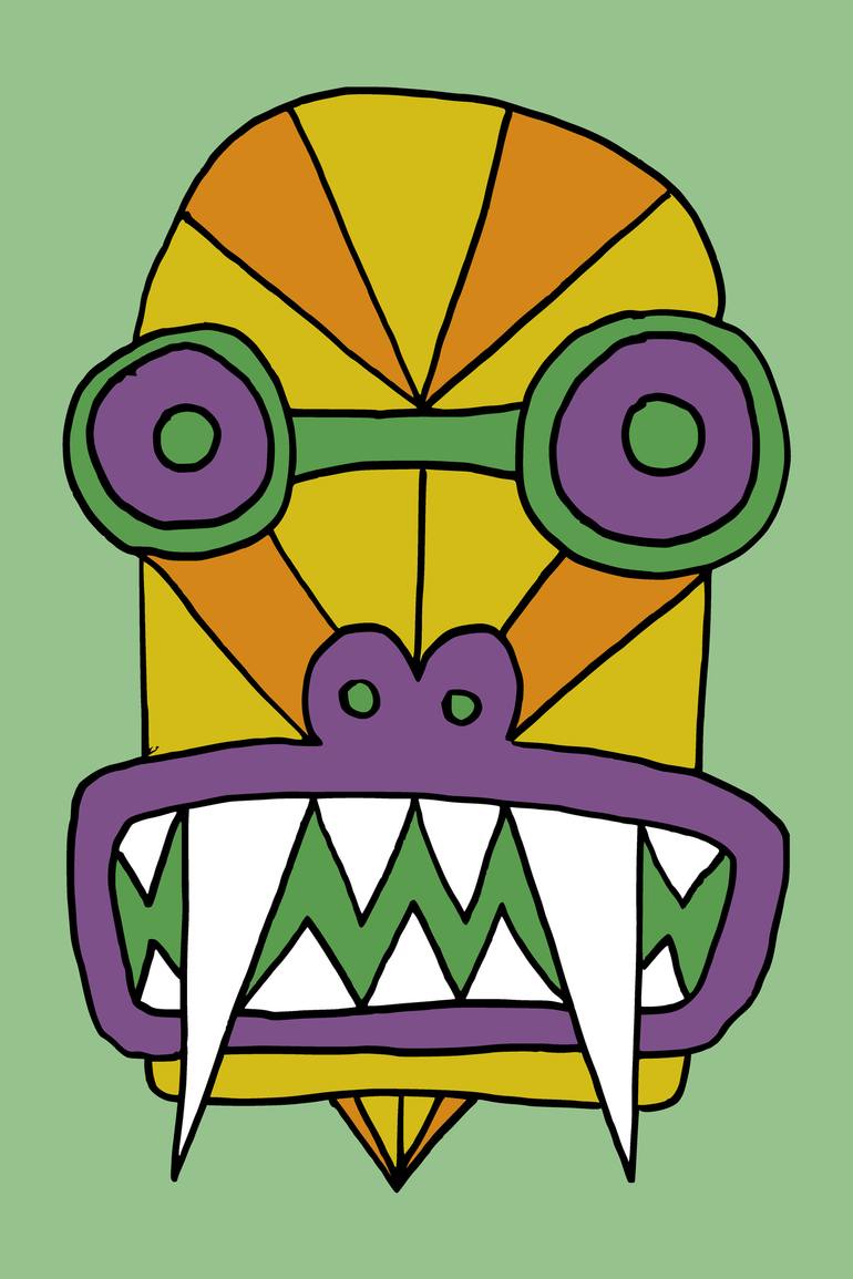 770x1155 Robot Head Series Drawing