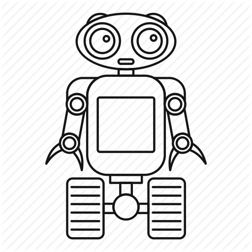 512x512 Robot, Illustration, Drawing, Transparent Png Image Clipart Free