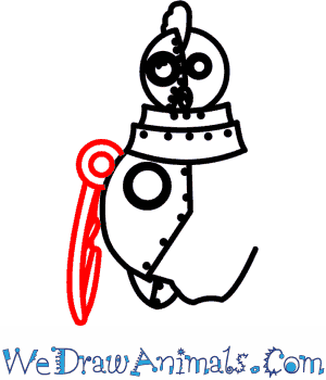 300x350 How To Draw Robot Chicken