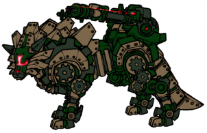 302x195 how to draw a robot wolf, draw mecha wolves, step
