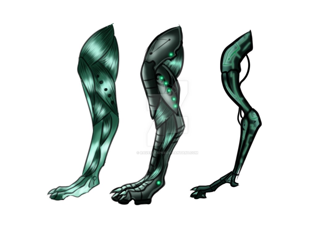1084x737 Robot Wolf Leg Design