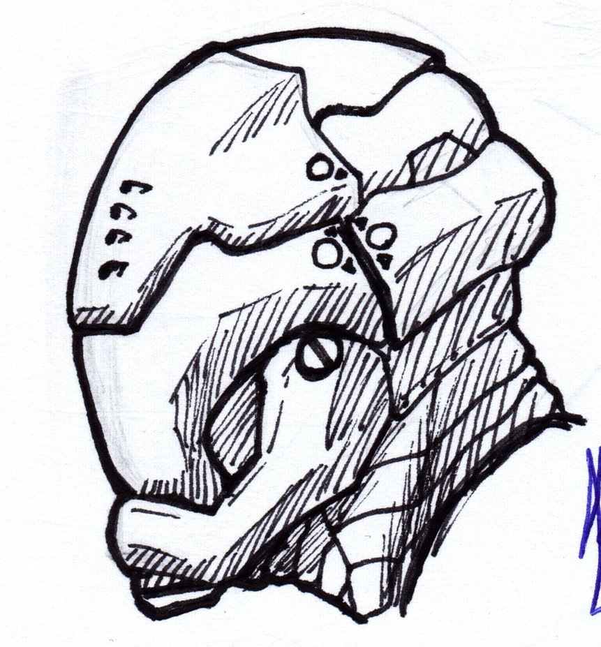 861x927 Drawing Robot Robot Head For Free Download