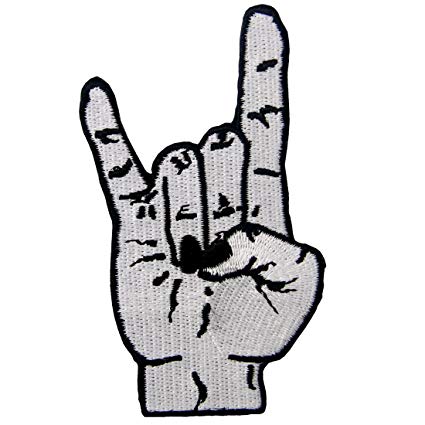 Rock And Roll Hand Drawing