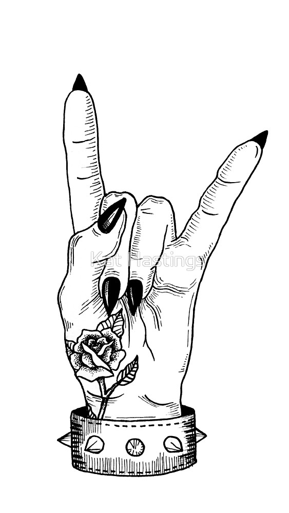 563x1000 Rock 'n' Roll Hands