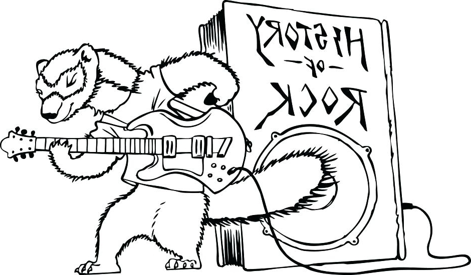 940x550 Royalty Free Coloring Pages Mped Rock N Roll Coloring Pages Rock N