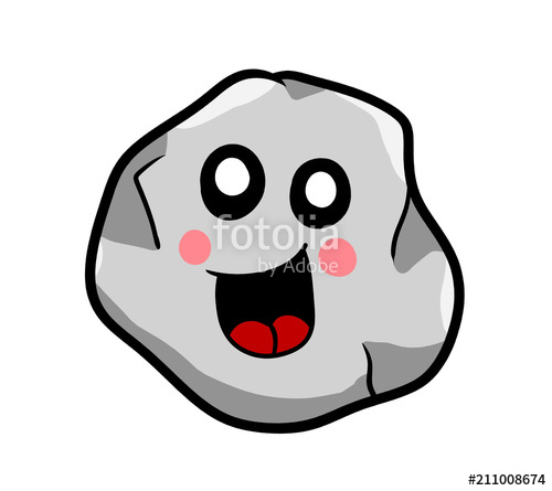 500x445 Cartoon Rock Stock Photo And Royalty Free Images