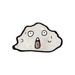 250x250 Cartoon Rocks Clipart Collection