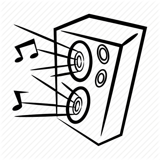 512x512 Ear, Loud, Music, Rock, Sound, Speaker Icon