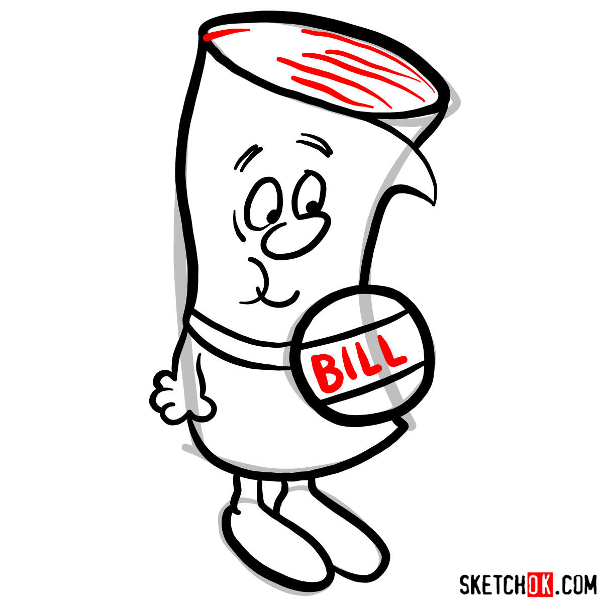 1200x1200 How To Draw Bill From School House Rock