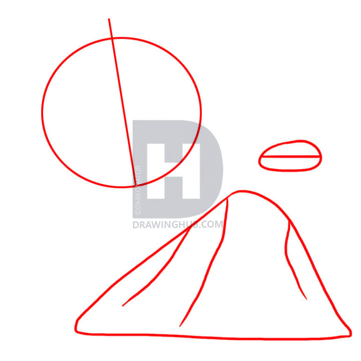 720x720 How To Draw Rocks, Step