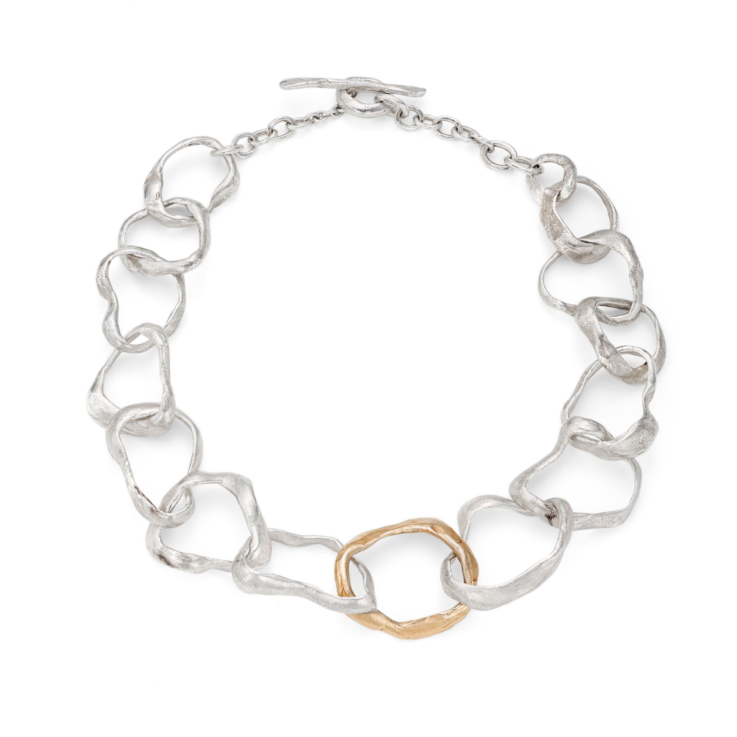 2362x2362 Rock Drawing Silver With Gold Link Emily Nixon