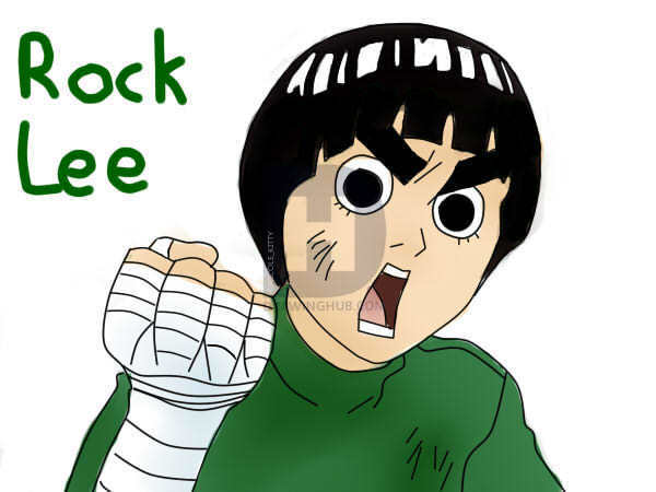 600x450 Rock Lee Drawing