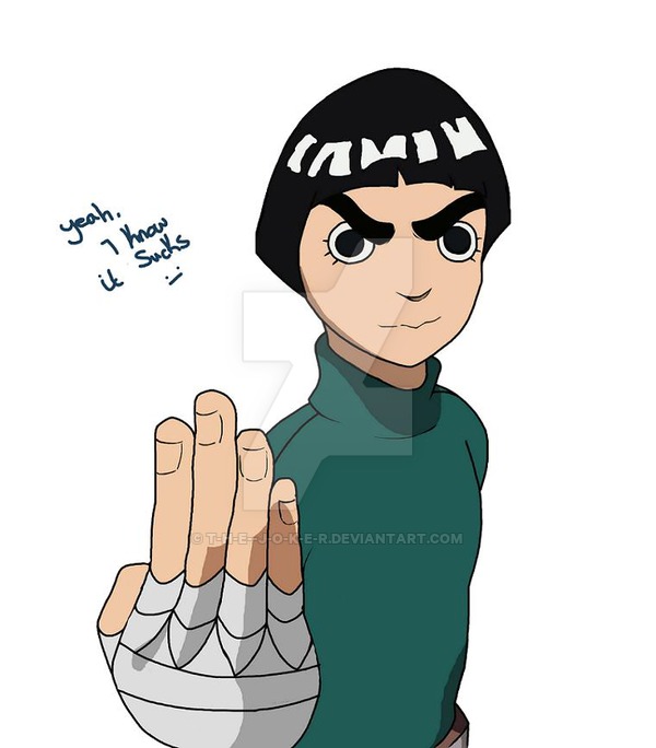 600x684 Rock Lee Practice
