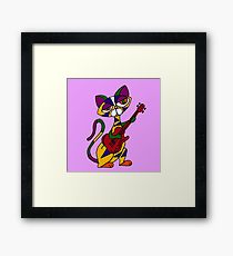 210x230 Animal Playing Guitar Drawing Wall Art Redbubble