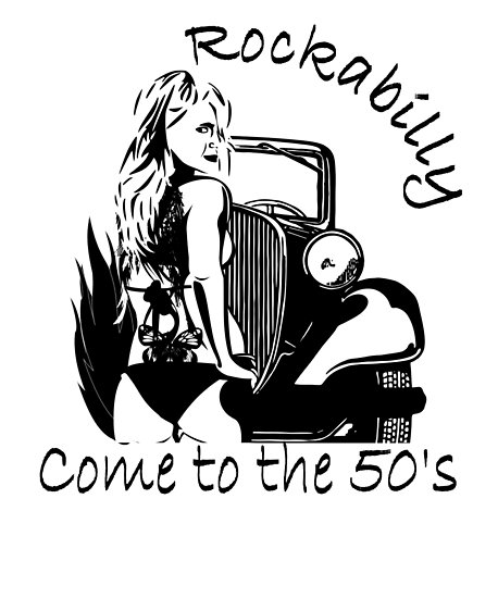 458x550 Rockabilly Pin Up Girl Posters