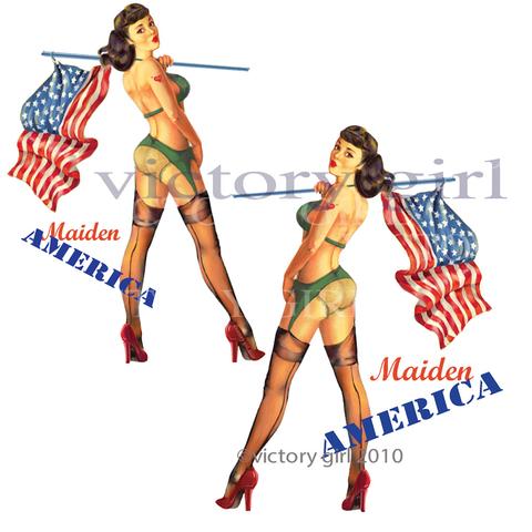 480x480 Vinyl Decals Tagged Vintage Pin Up Decal Victory Girl