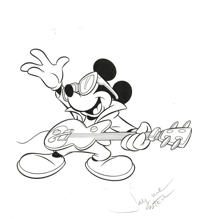 653x700 Mickey Mouse Rocker
