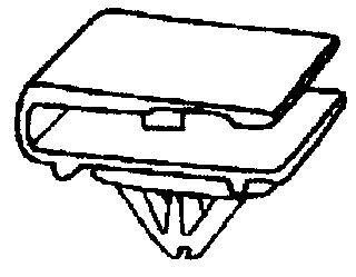 320x249 Moulding Clip Rocker Chrysler Slotted Hole