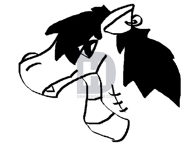 634x506 Rocker Dragon Drawing