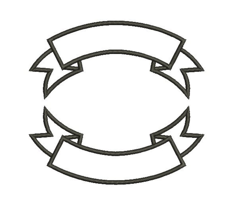 794x699 Top And Bottom Rocker Embroidery Design Etsy