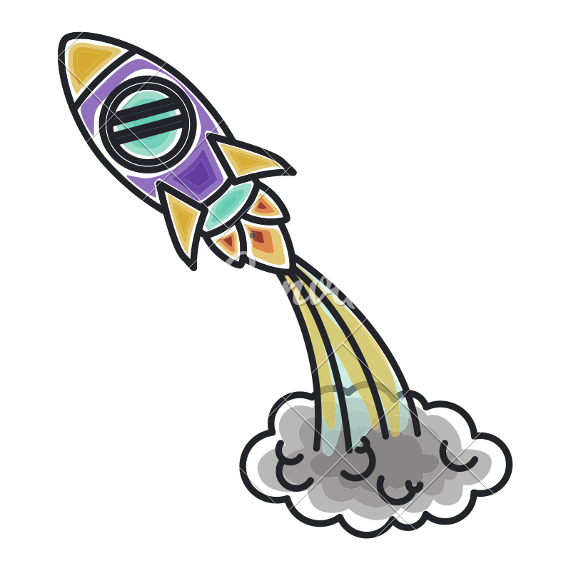 800x800 Rocket Drawing Icon