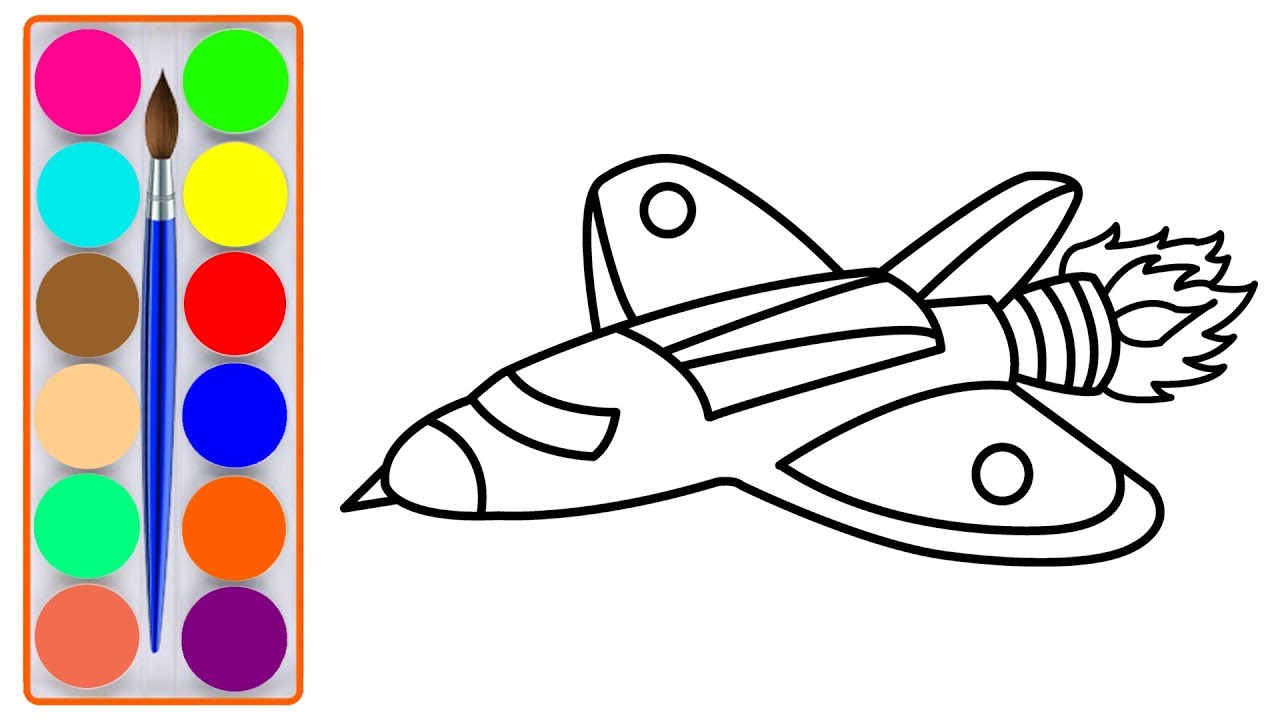 1280x720 How To Draw Rocket