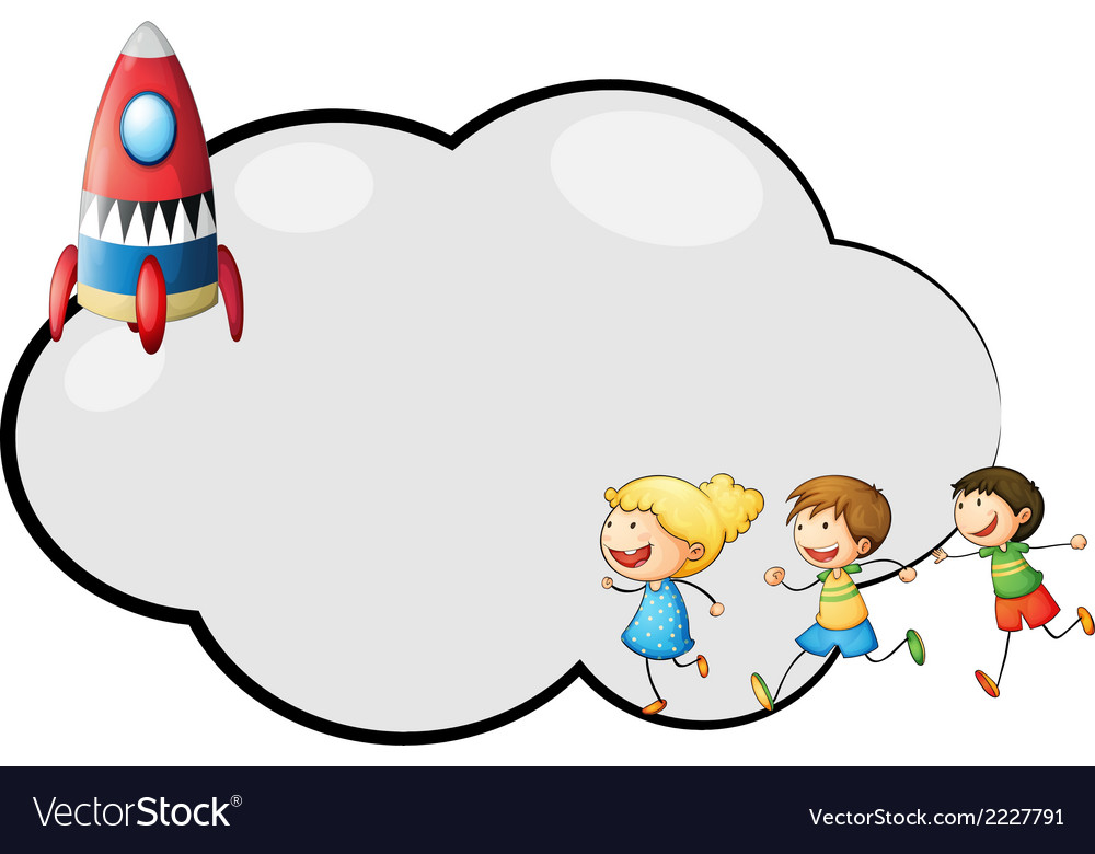 1000x780 Cloud Template For Kids An Empty Cloud Template With Kids