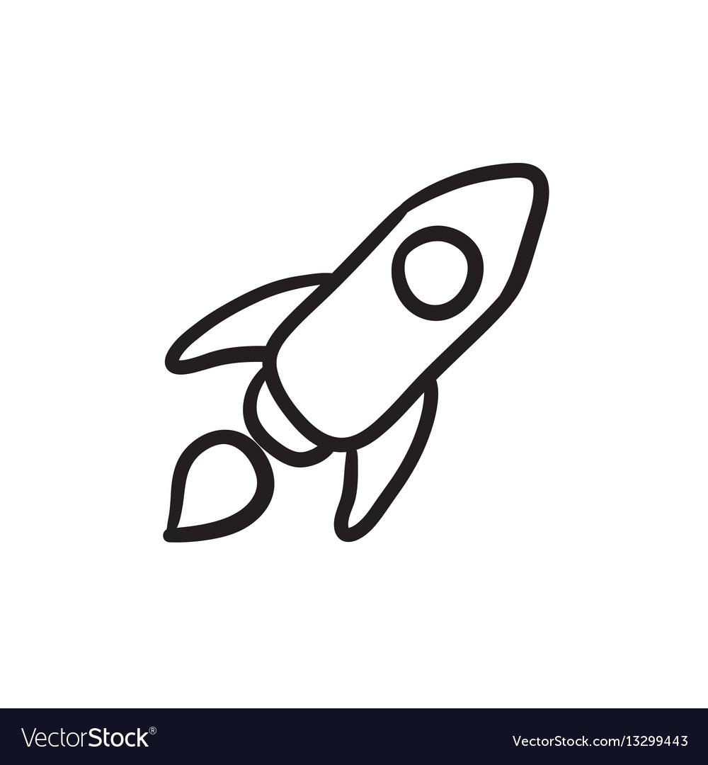 1000x1080 Rocket Clipart Sketch