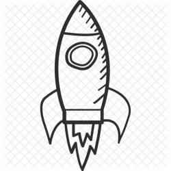 250x250 Challenger Drawing Rocket, Picture