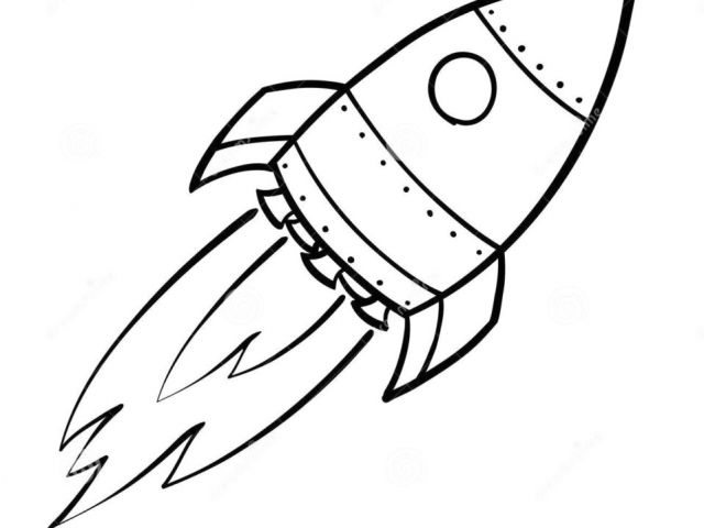 640x480 Cute Rocket Drawing Rocket Drawing Free Download On Ayoqq Org