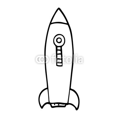 400x400 Line Drawing Cartoon Space Rocket Buy Photos Ap Images