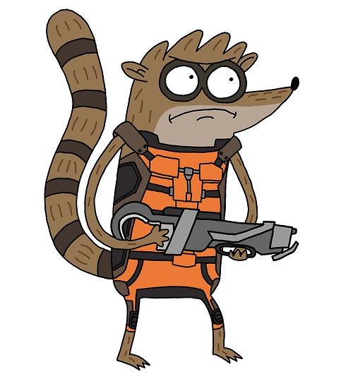 500x540 Rocket Raccoon Movie From Regular Show, As Rocket Raccoon If