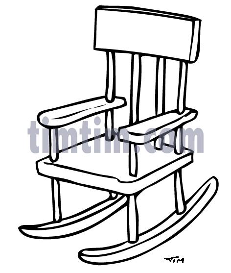 472x557 Free Drawing Of Rocking Chair From The Category Building Home
