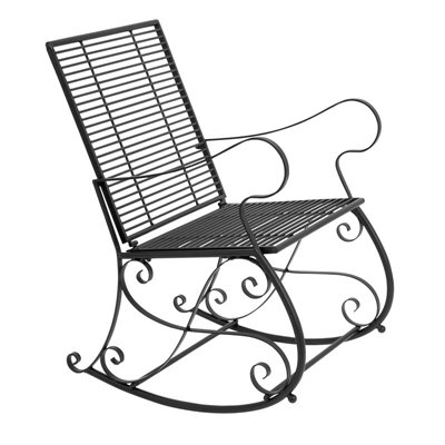 400x400 Woodland Imports Metal Rocking Chair Lowe's Canada