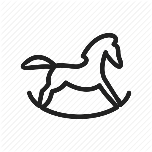 512x512 Christmas, Gift, Horse, Rocking, Toy, Wood, Wooden Icon