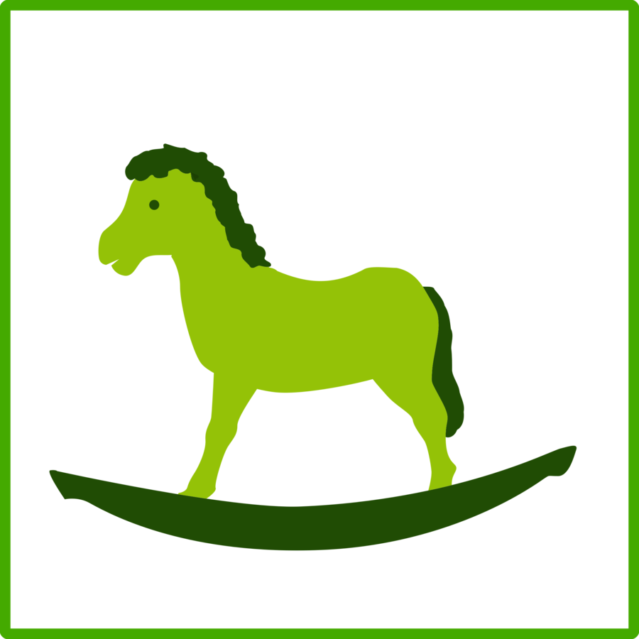 900x900 Horse, Drawing, Green, Transparent Png Image Clipart Free Download