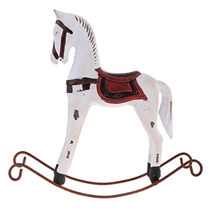 425x425 jili online wooden rocking horse animal art drawing