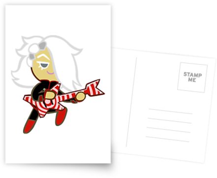 441x361 Rockstar Cookie Postcards