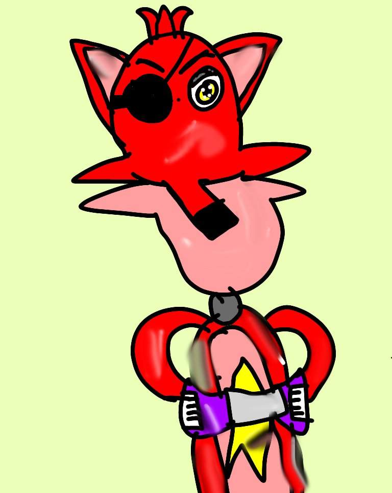 768x964 Ultimate Custom Night Child Drawing Of Rockstar Foxy For Scott