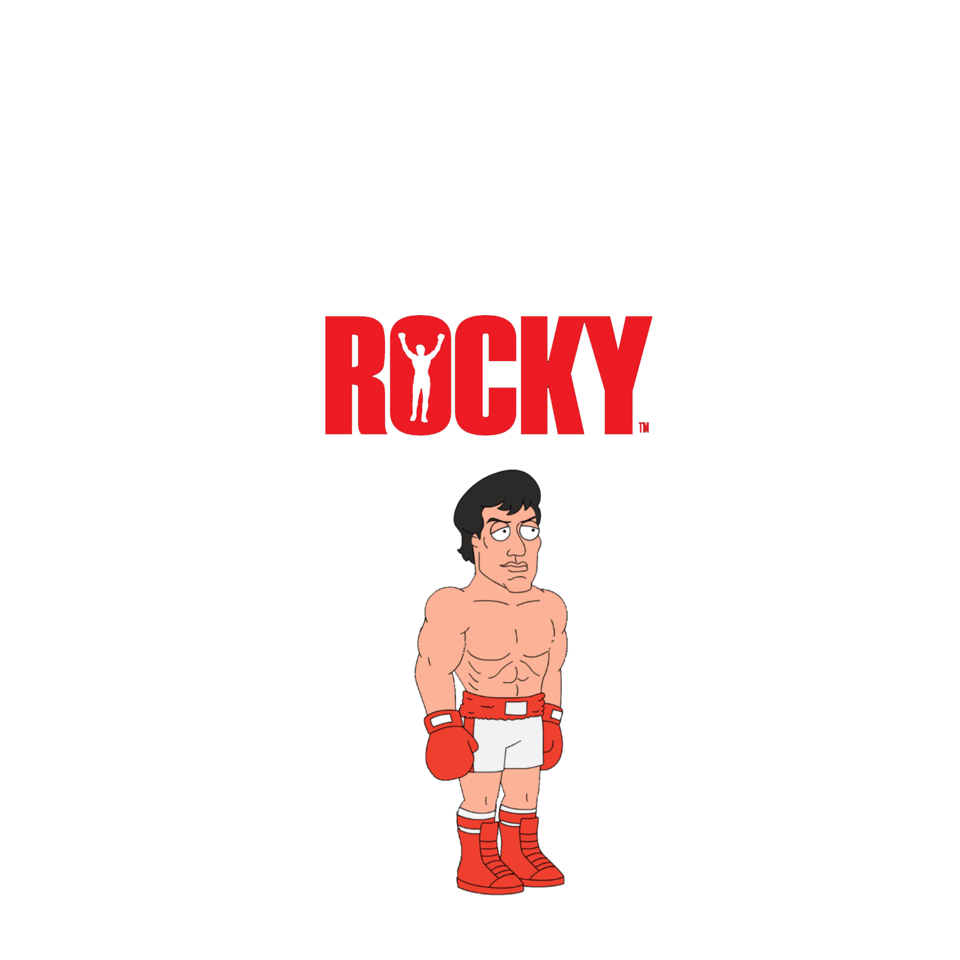 Включи рокки бобо. Рокки постеры арт. Рокки Бальбоа наклейка. Rocky Balboa иллюстрация. Рокки рисунок.