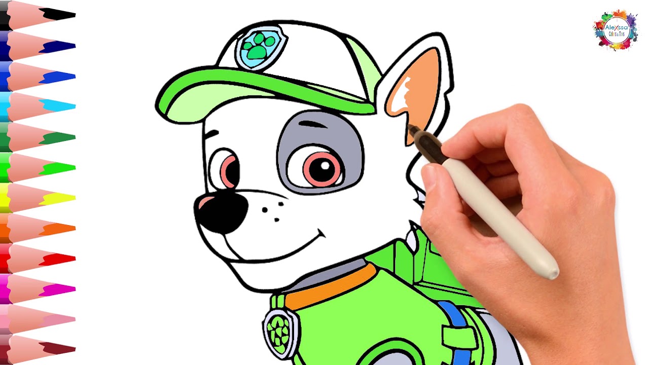 1280x720 The Best Coloring And Drawing Paw Patrol