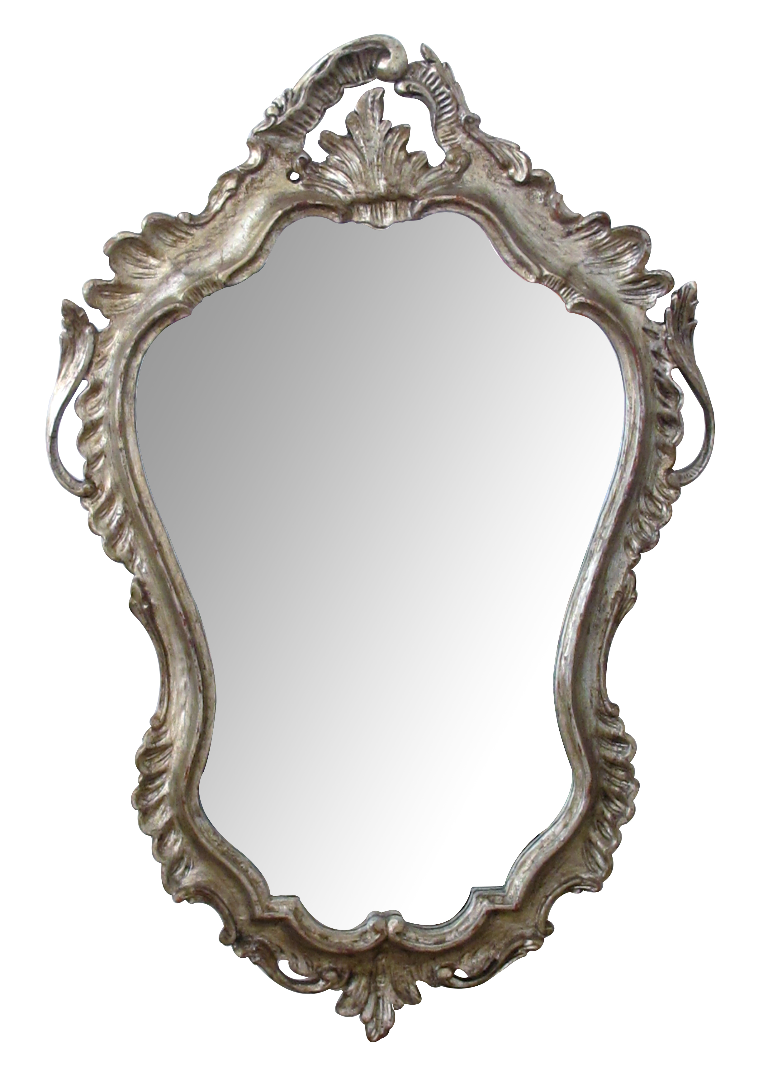 2434x3500 a shapely and elegant venetian rococo style silver leafed giltwood