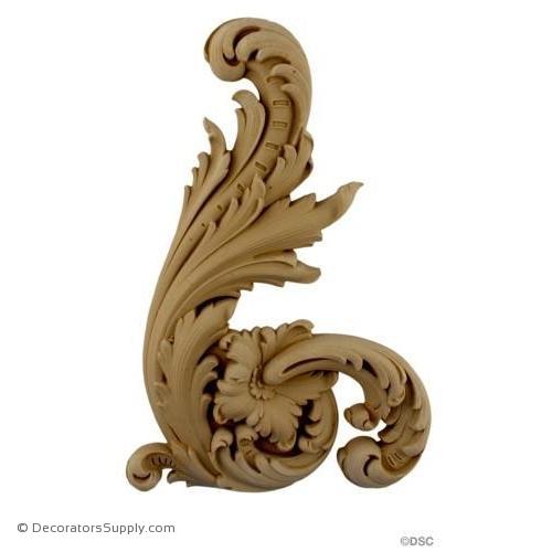 500x500 french and rococo leaf and scroll appliques and onlays for woodwork