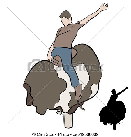 450x470 Mechanical Bull Clipart