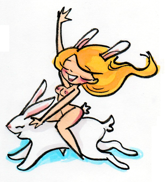 627x691 Daisy's Drawings Hippity Hoppety Rodeo