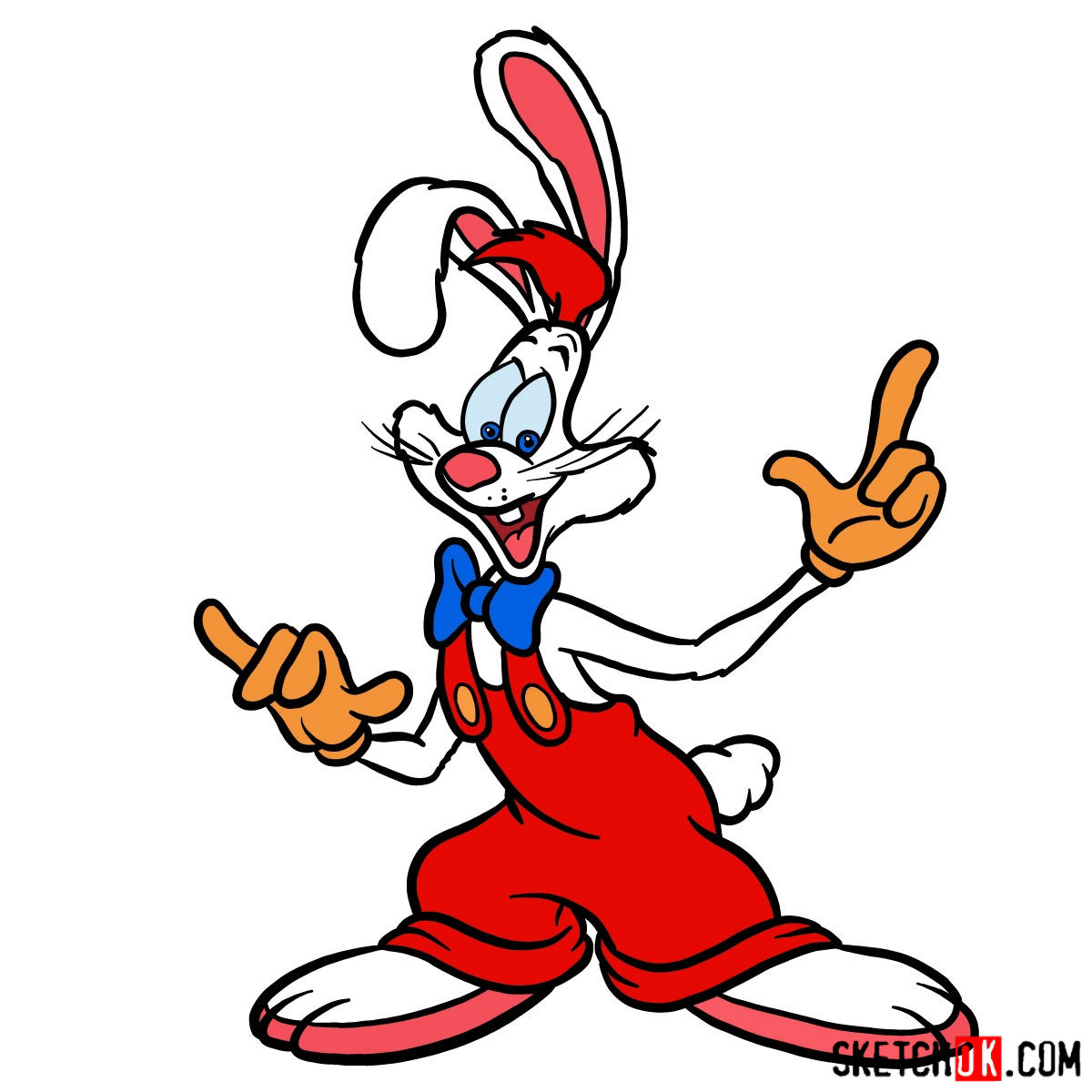 1200x1200 How To Draw Roger Rabbit
