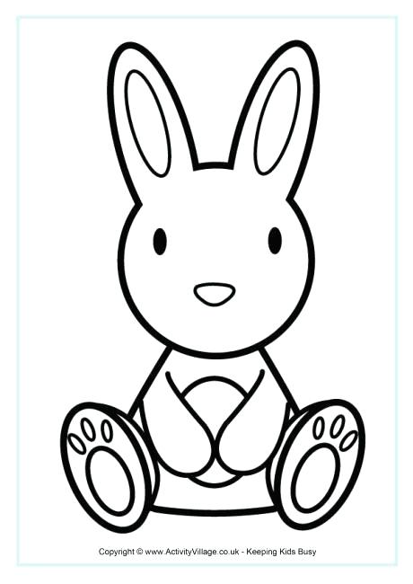 460x650 Rabbit Colouring